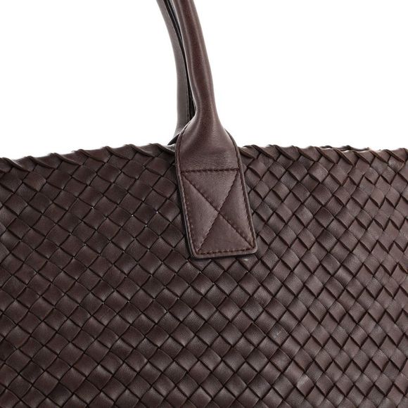 Bottega Veneta Cabat Tote Intrecciato Nappa Medium Brown - Picture 7 of 8